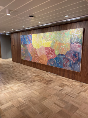 Emily Kngwarreye painting